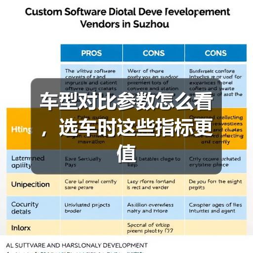车型对比参数怎么看,选车时这些指标更值得关注