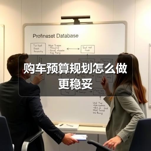 购车预算规划怎么做更稳妥