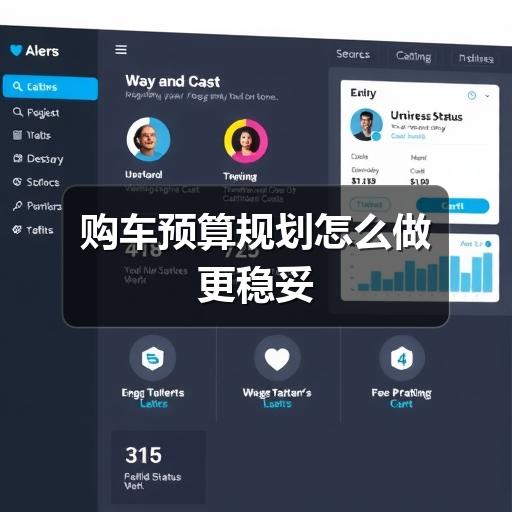 购车预算规划怎么做更稳妥
