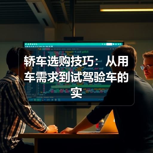 轿车选购技巧：从用车需求到试驾验车的实用指南