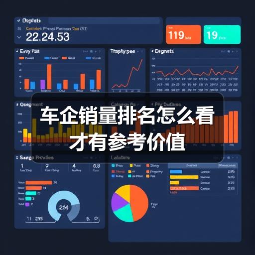 车企销量排名怎么看才有参考价值
