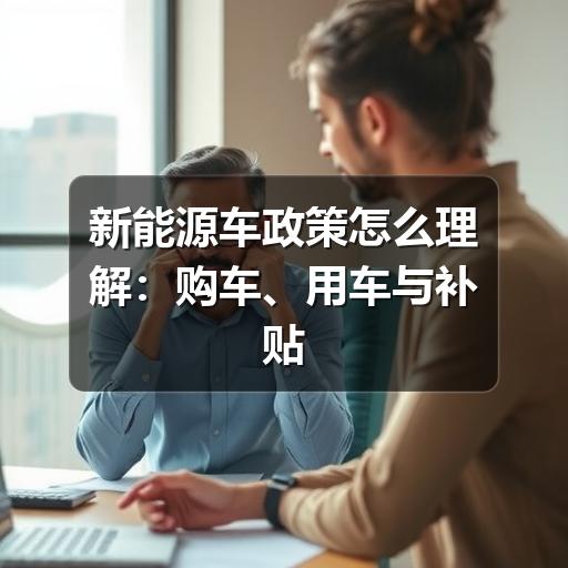 新能源车政策怎么理解：购车、用车与补贴变化要点