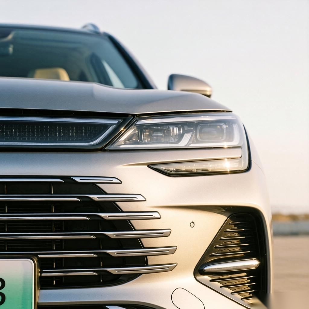 全新腾势N8路试谍照曝光 前脸设计大改配激光雷达