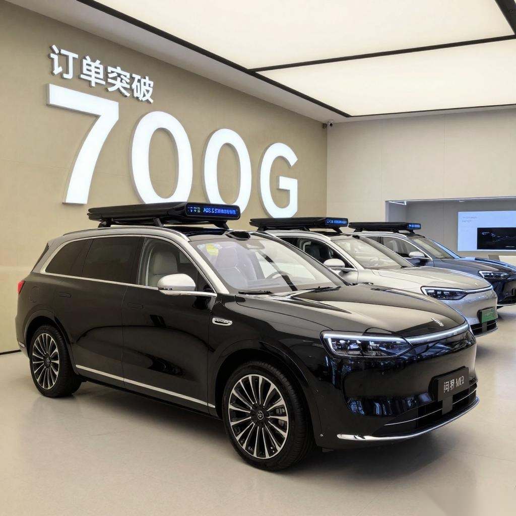 问界M8上市22天订单破7万台 搭载华为智能系统