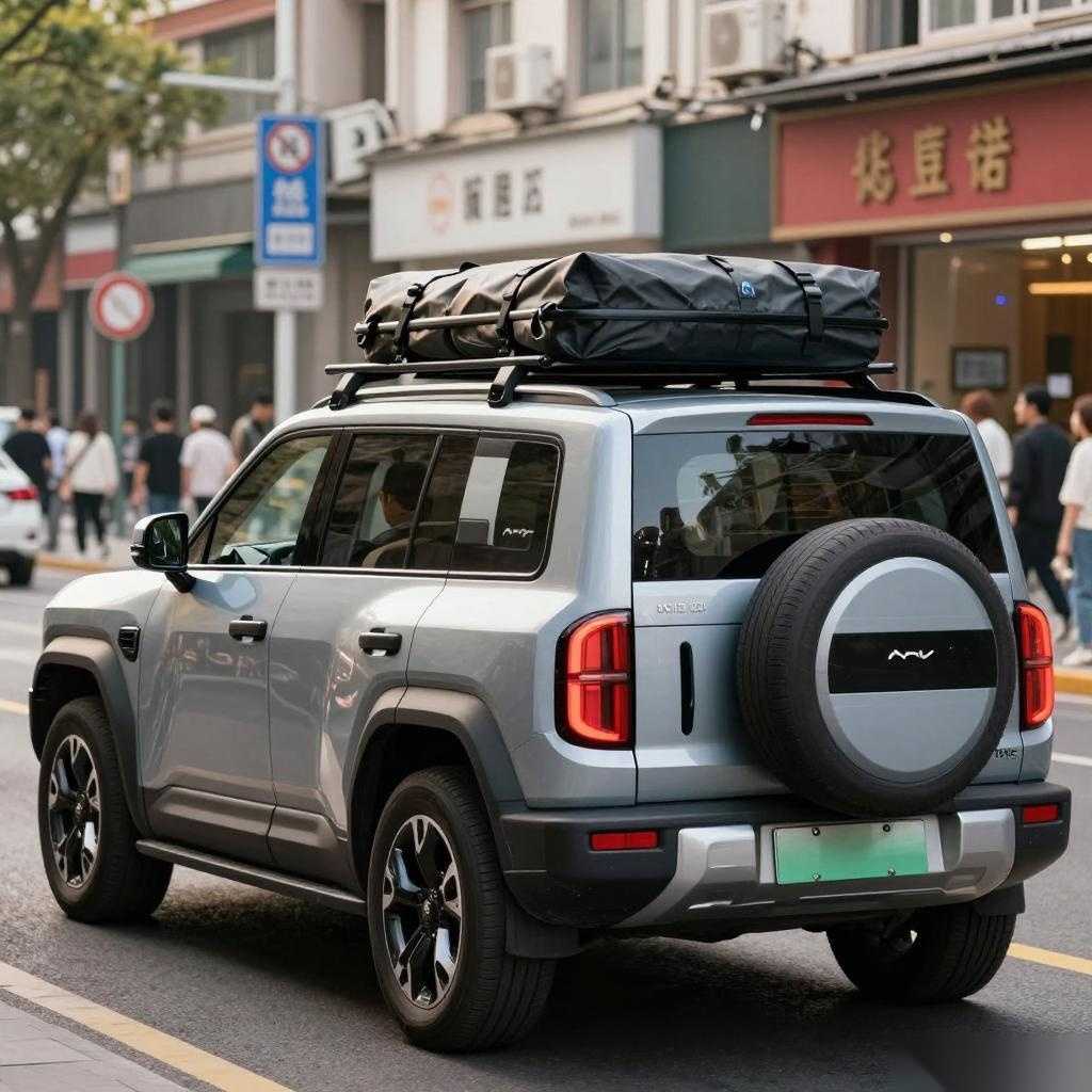 方程豹钛7谍照曝光 搭载承载式车身定位城市新能源SUV
