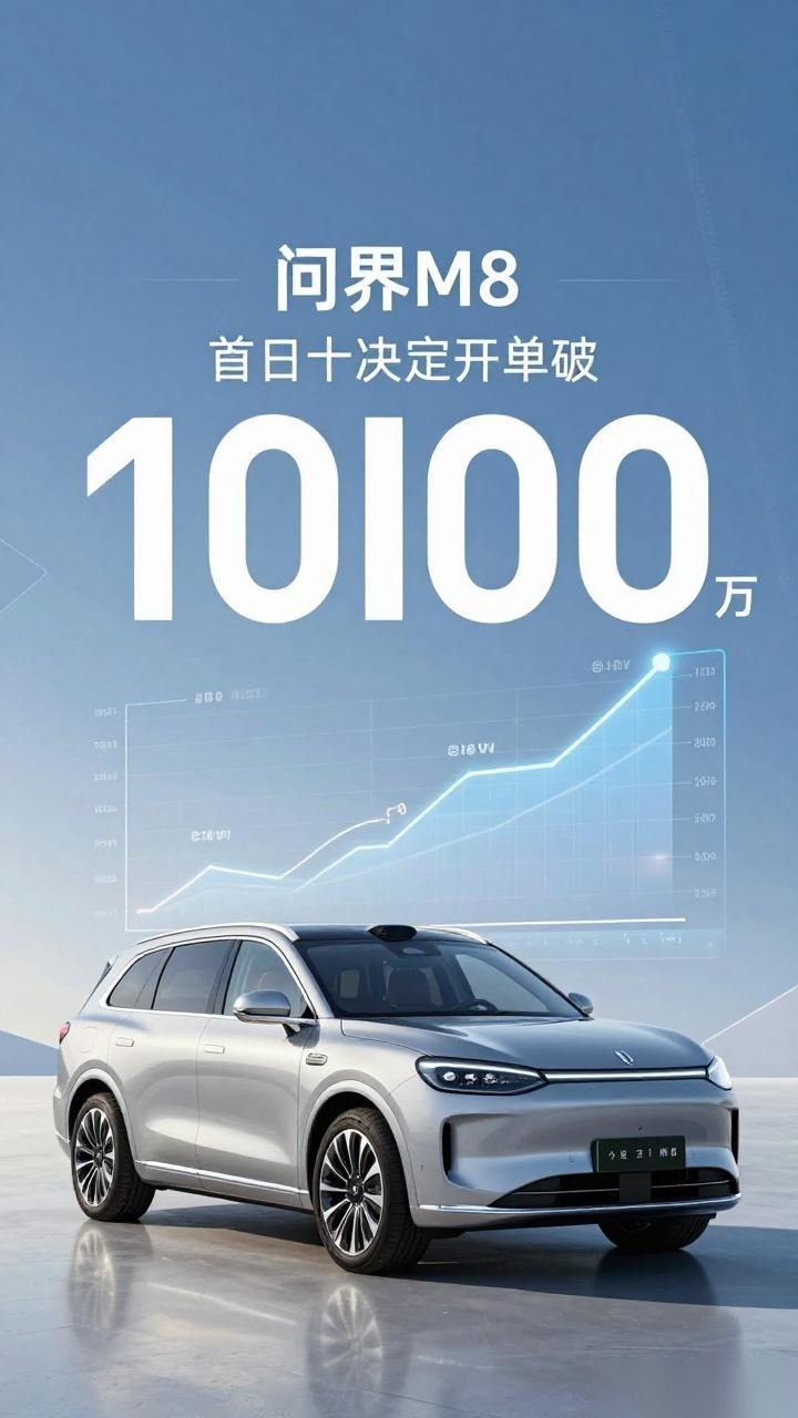 问界M8纯电版上市24小时大定破万台 售价35.98-44.98万元