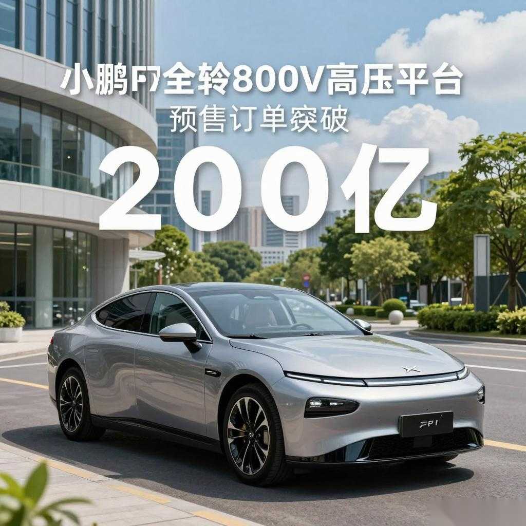 全新小鹏P7即将上市 预售6分37秒破万订单创纪录 全新小鹏P7即将上市 预售6分37秒破万订单创纪录