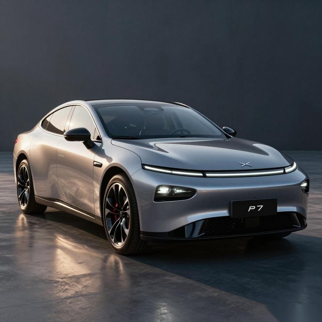 实拍全新小鹏P7 预售6分钟小订突破10000台