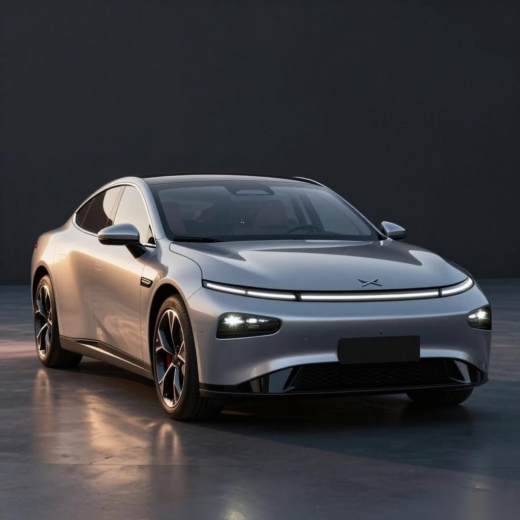 实拍全新小鹏P7 预售6分钟小订突破10000台
