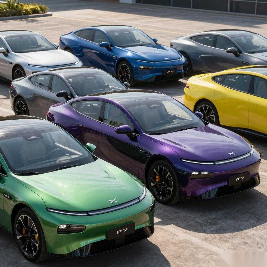 全新小鹏P7提供6款车身颜色 将8月6日发布