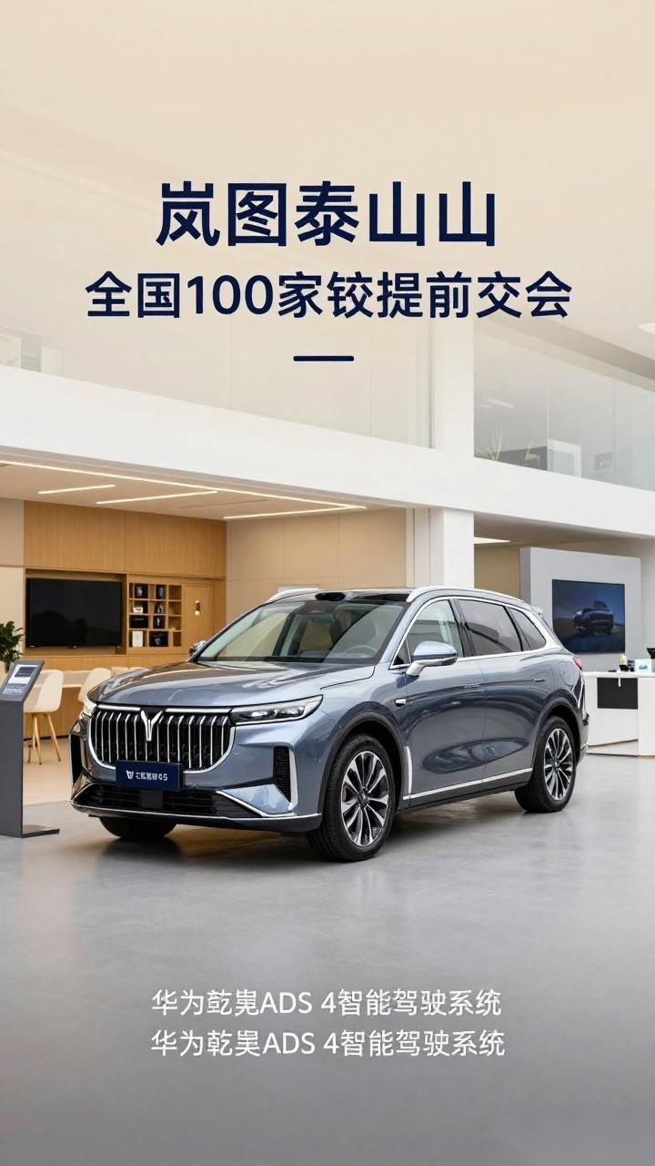 岚图泰山新车量产交付 奢华配置引领旗舰SUV新潮流