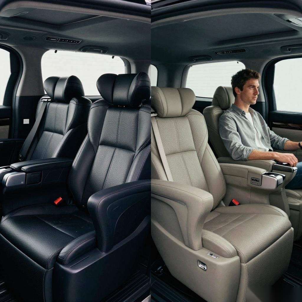 五款热门中大型MPV第三排空间横向对比评测