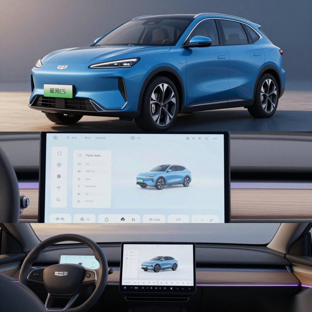2026款吉利银河E5到店实拍 新增610km续航版本7月上市