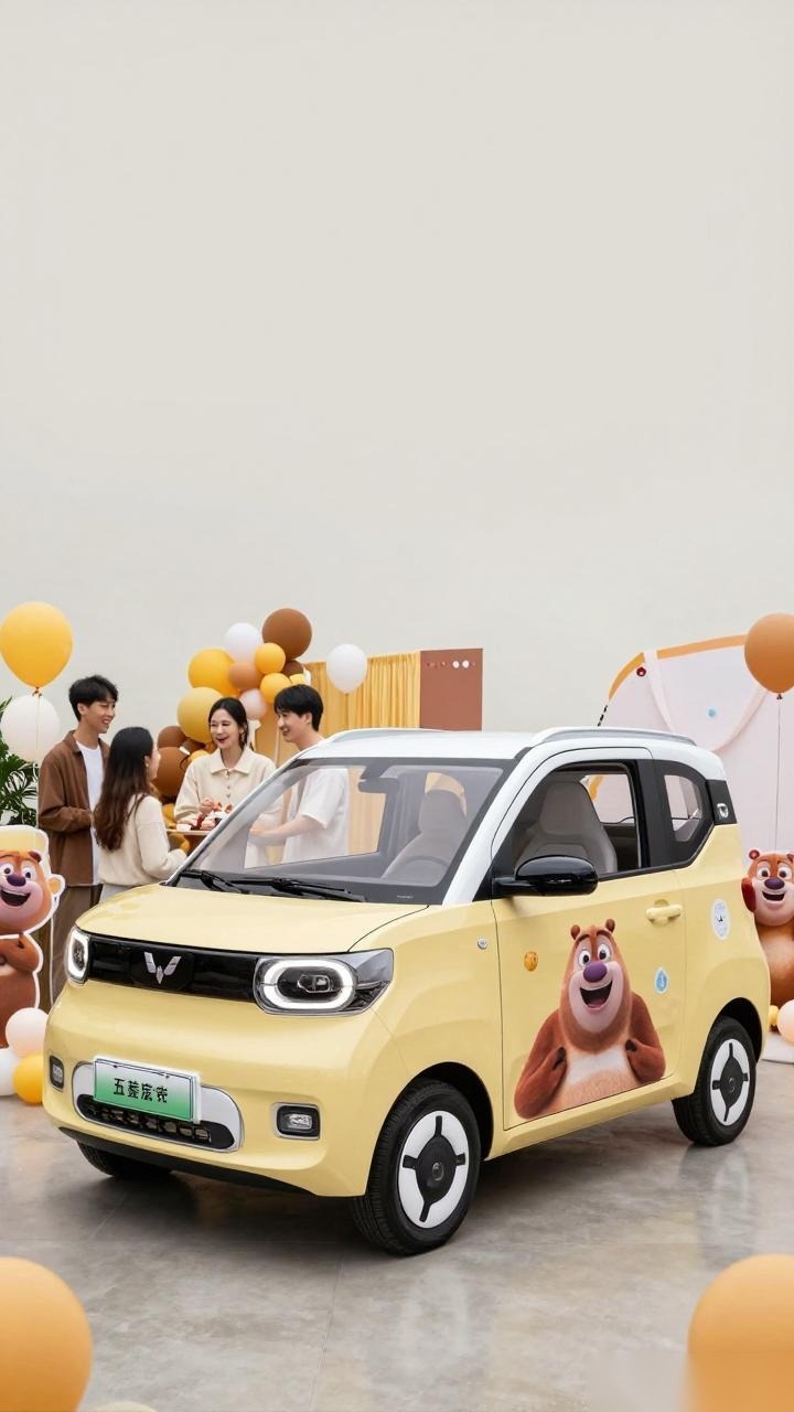 五菱宏光MINIEV迎上市五周年 与熊出没联名推出主题活动