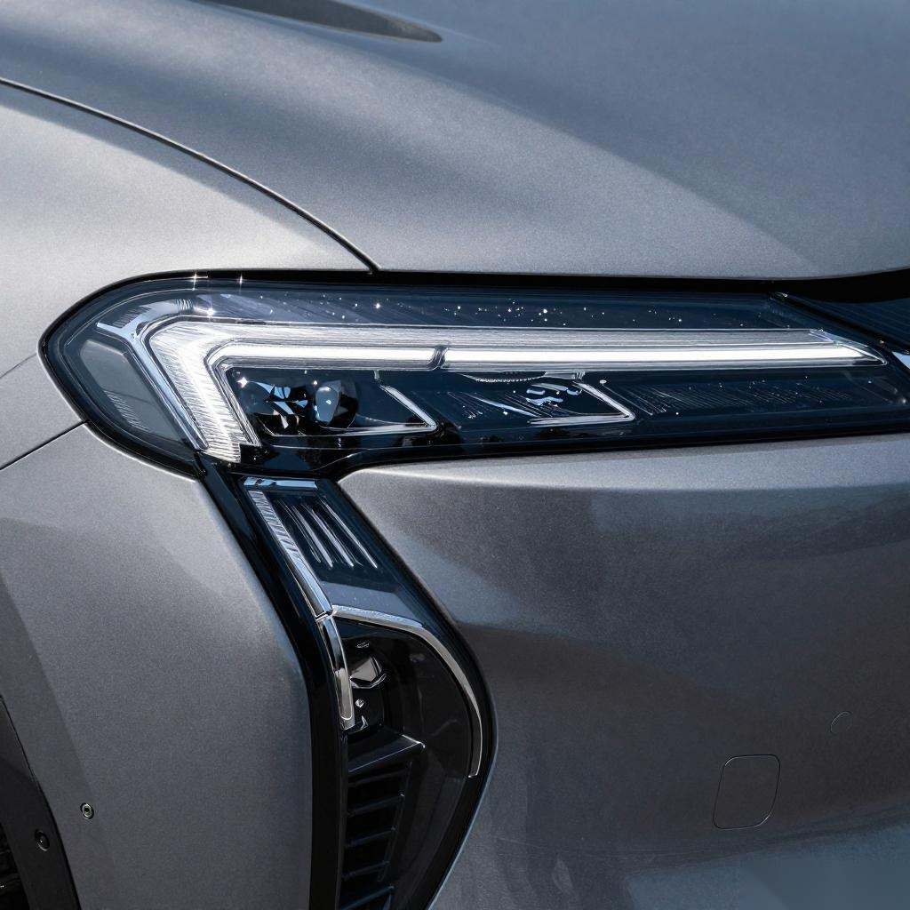 别克至境首款豪华轿车细节曝光 银河星空展翼大灯抢眼