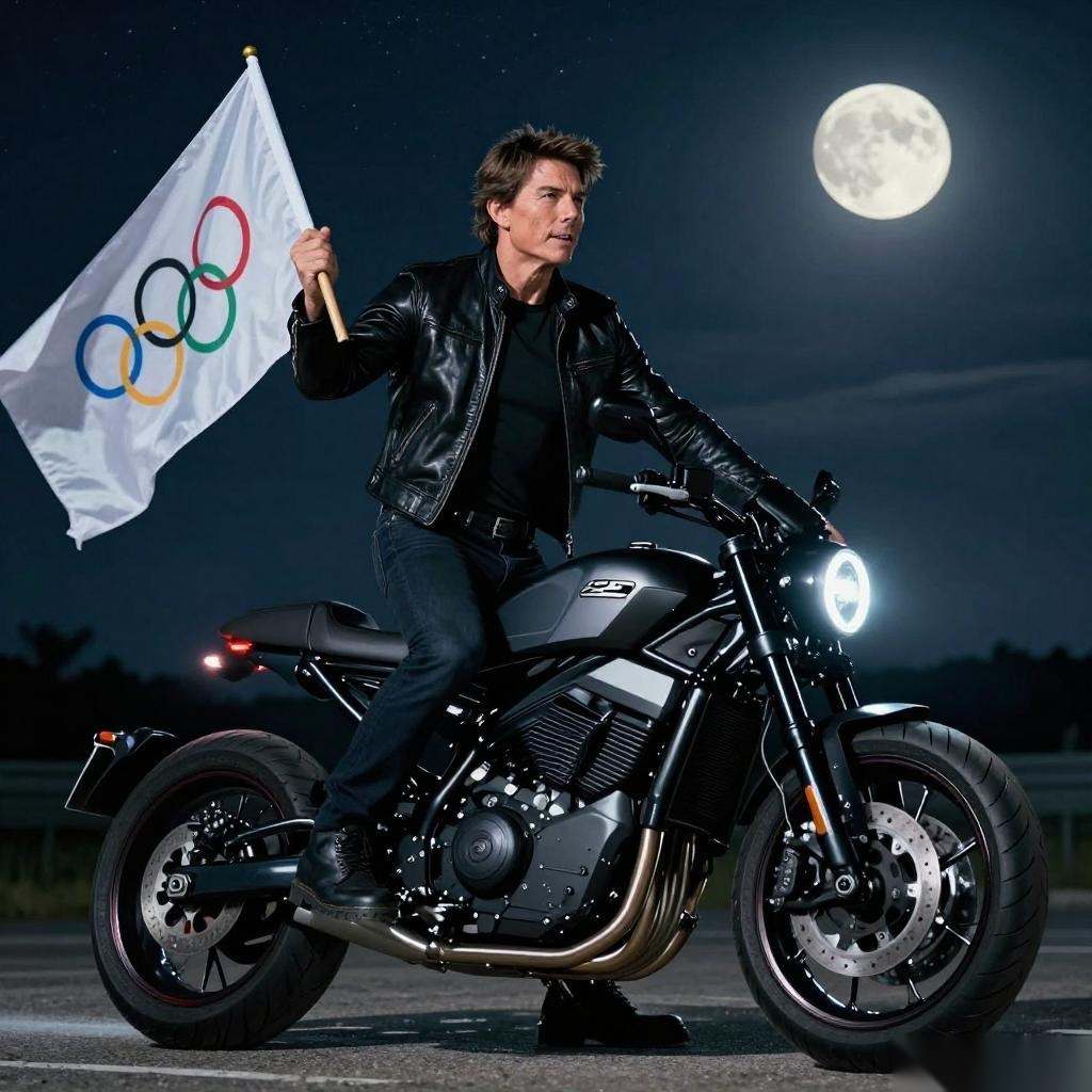 奥运闭幕式汤姆克鲁斯骑的什么摩托车？哈雷电动车型揭秘