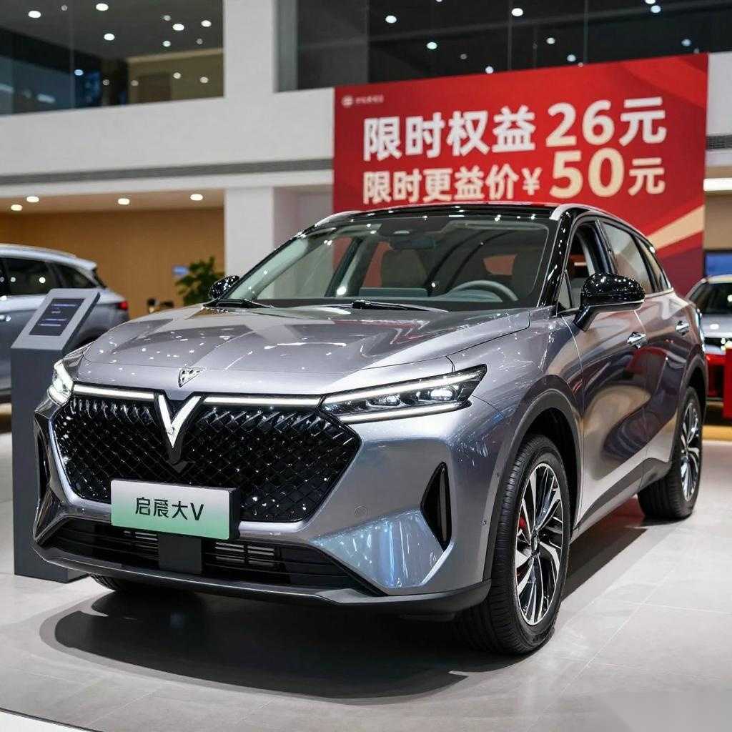 2026款启辰大V上市 限时优惠至6.98万起
