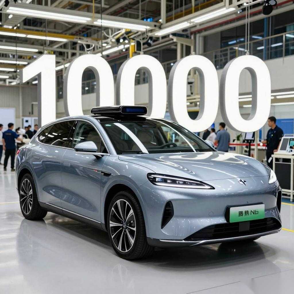 腾势N9第10000辆下线连续8周交付破千,38.98万起售 腾势N9第10000辆下线连续8周交付破千,38.98万起售