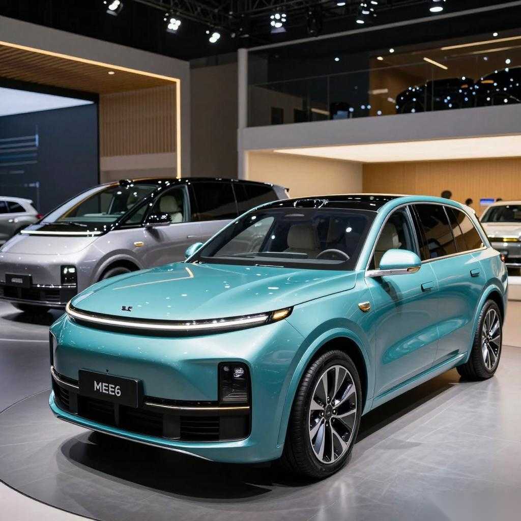 2025上海车展理想L6/MEGA智能焕新升级，新车色与高配配置亮相
