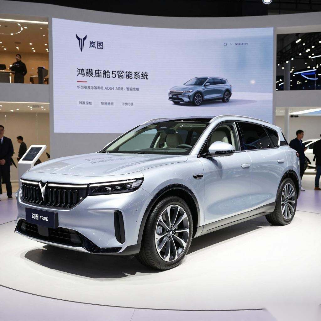 2025上海车展岚图FREE+首曝 搭载华为ADS4智驾系统 2025上海车展岚图FREE+首曝 搭载华为ADS4智驾系统
