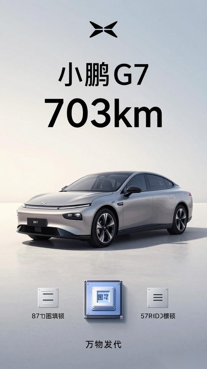 小鹏G7下周上市 预售23.58万 竞品Model Y 小鹏G7下周上市 预售23.58万 竞品Model Y